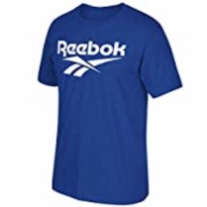 Reebok Tee-Shirt Royal Blue with White Lettering XL Short Sleeve